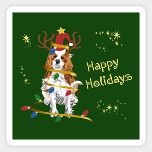 Cavalier King Charles Spaniel Holiday Gifts Magnet